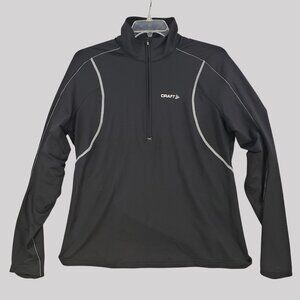 Craft Mens L2 Insulation Black Long Sleeve Zip-Up XXL